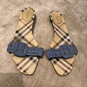 Burberry slides